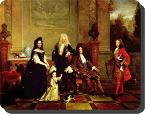 Nicolas de Largilliere - "Louis XIV and his Heirs" (1710-1715)